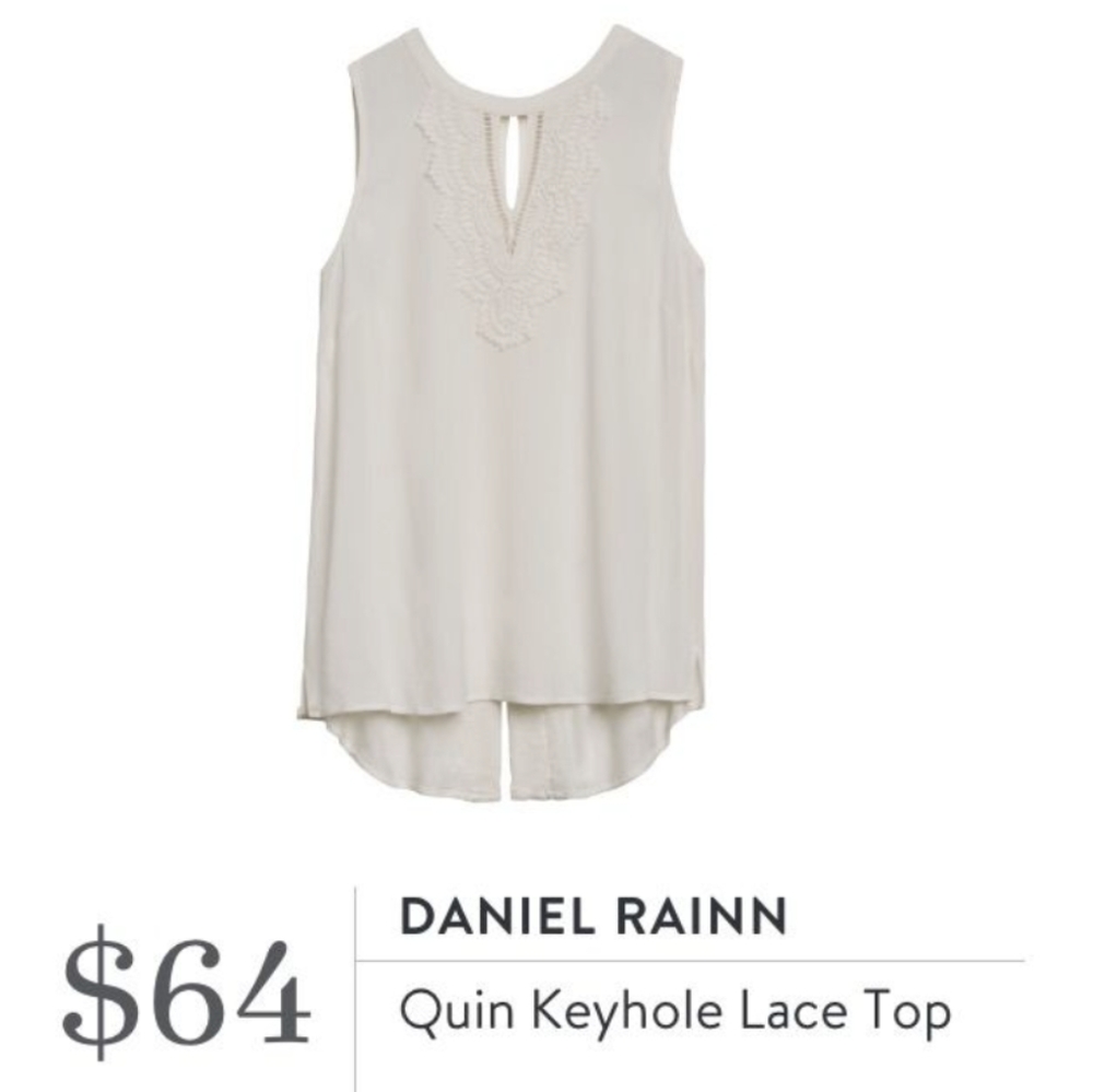 Daniel Rainn Quin Eyelet Lace Top